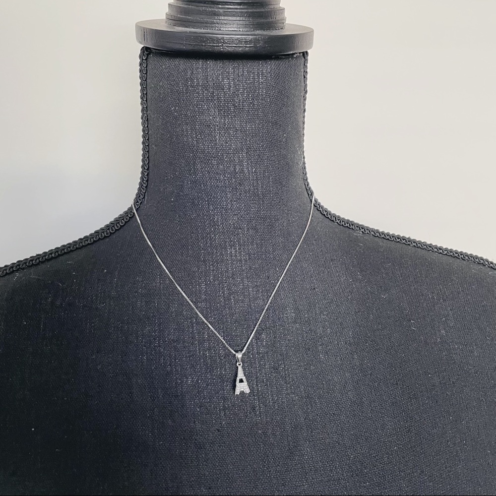 NIB 💕 Sterling Silver 925 Eiffel Tower Trendy Necklace - Picture 5 of 7